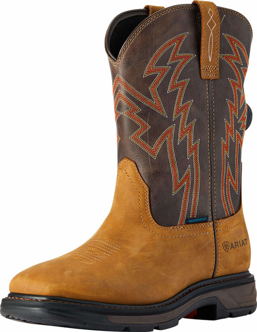 Ariat Men's Work Boots - Workhog XT - BOA / H2O - Aged Bark / Brown Ariat Men's Work Boots - Workhog XT - BOA / H2O - Aged Bark / Brown