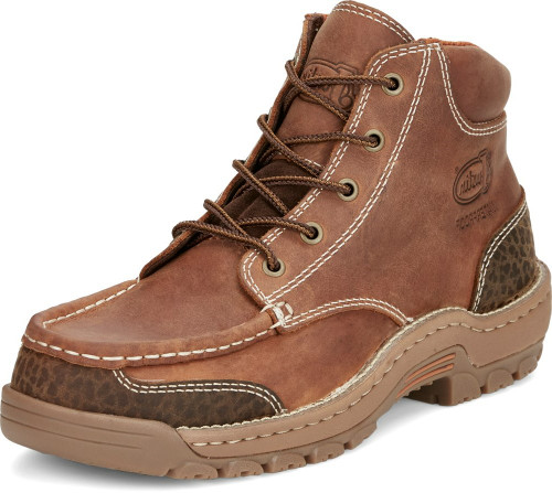 Justin Men's Work Boots - Corbett - Brown Justin Men's Work Boots - Corbett - Brown