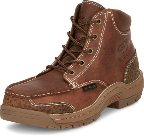 Justin Men's Work Boots - Corbett - Two Toned Brown Justin Men's Work Boots - Corbett - Two Toned Brown