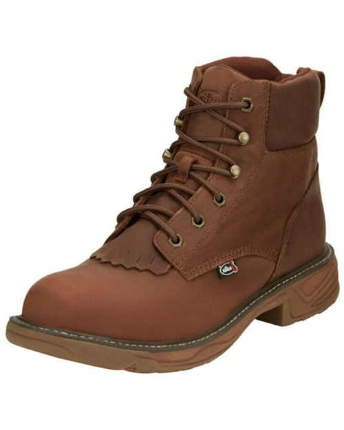 Justin Men's Work Boots - Rush Lacer - Barley Brown Justin Men's Work Boots - Rush Lacer - Barley Brown