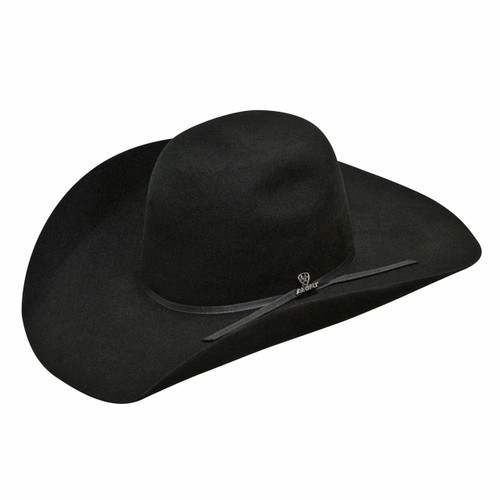 Ariat Felt Hats by M & F Western Products - 2X Wool - Punchy - Black Ariat Felt Hats by M & F Western Products - 2X Wool - Punchy - Black