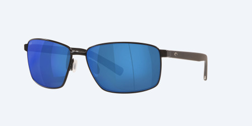 Costa Sunglasses - Ponce 11 - Matte Black / Blue Mirror 580P Costa Sunglasses - Ponce 11 - Matte Black / Blue Mirror 580P