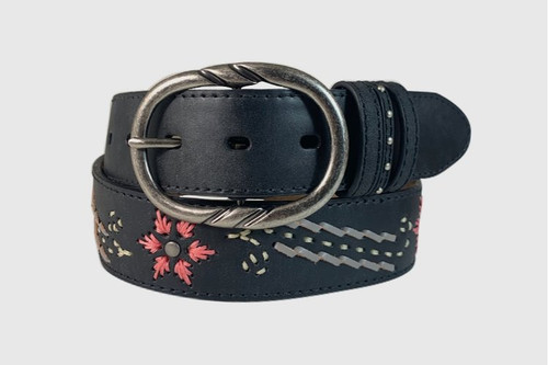 Gem Dandy Accessories - Roper Belt - Distressed Genuine Leather