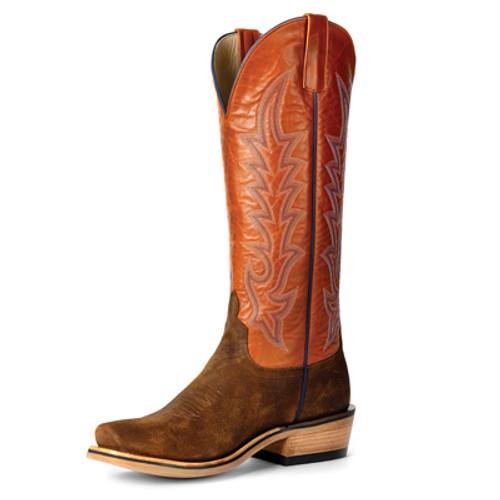 Horse Power By Anderson Bean Men's Boots - Top Hand Collection - Snuff Waxy Commander / Bucky Tangerine