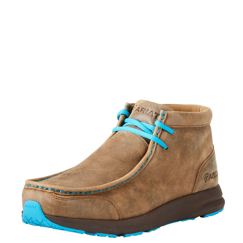 Ariat Men's Casuals - Spitfire - Bomber Brown / Blue Laces Ariat Men's Casuals - Spitfire - Bomber Brown / Blue Laces