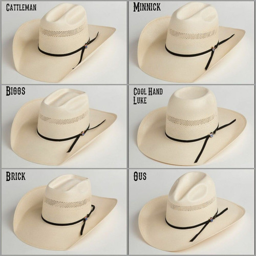 minnick crease cowboy hat