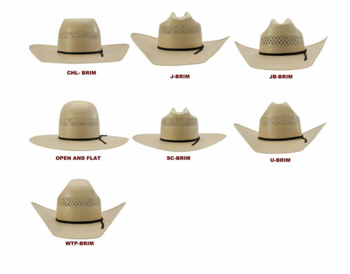 Atwood Straw Hats - Stockyards - Open Crown - Billy's Western Wear