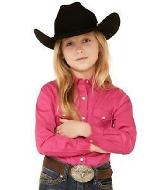 Wrangler Girls Shirt - Snap / Pink Wrangler Girls Shirt - Snap / Pink