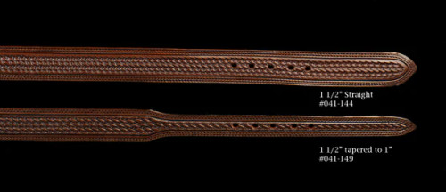 Vogt Silversmiths Belts - Chocolate Basket Weave - Billy's Western