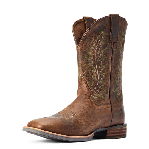 Ariat Men's Boots - Ridin High Western - Pecan Brown Ariat Men's Boots - Ridin High Western - Pecan Brown