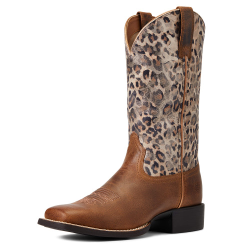 Ariat Women's Boots - Round Up / Wide Square - Pearl Brown Ariat Women's Boots - Round Up / Wide Square - Pearl Brown