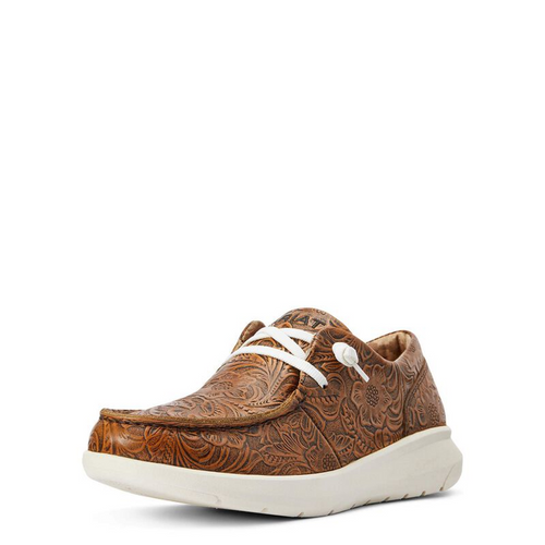 Ariat Women's Casuals - Hilo Cruiser - Brown Floral Emboss Ariat Women's Casuals - Hilo Cruiser - Brown Floral Emboss