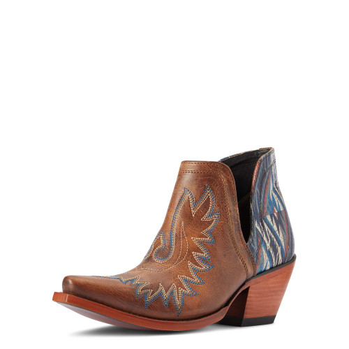 Ariat Women's Boots - Dixon Chimayo - Fiery Tan / Navy Print Ariat Women's Boots - Dixon Chimayo - Fiery Tan / Navy Print
