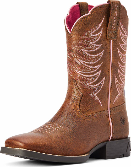 Ariat Kids Boots - Firecatcher - Rowdy Brown Ariat Kids Boots - Firecatcher - Rowdy Brown