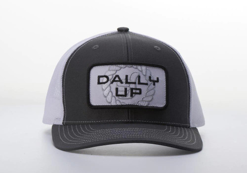 Dally Up Caps - Dally # 64 - Charcoal / White - Patch Logo