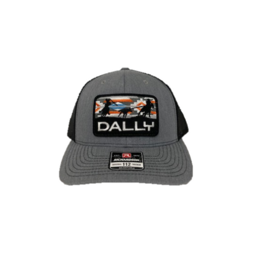 Dally Up Caps - Dally # 512 - Heather / Black - Team Roper Southwest