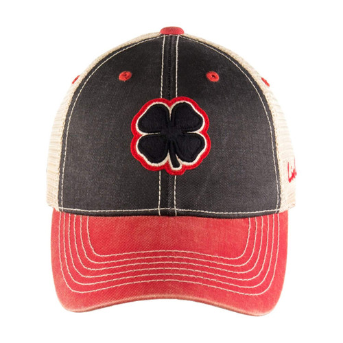Black Clover Live Lucky Caps - Two Toned Vintage 4 - Black / Red / Stone Black Clover Live Lucky Caps - Two Toned Vintage 4 - Black / Red / Stone