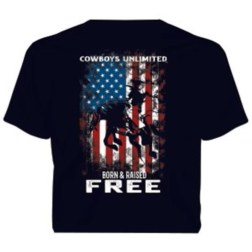 Moss Brothers Men's Shirt - Cowboy Unlimited - Born and Raised