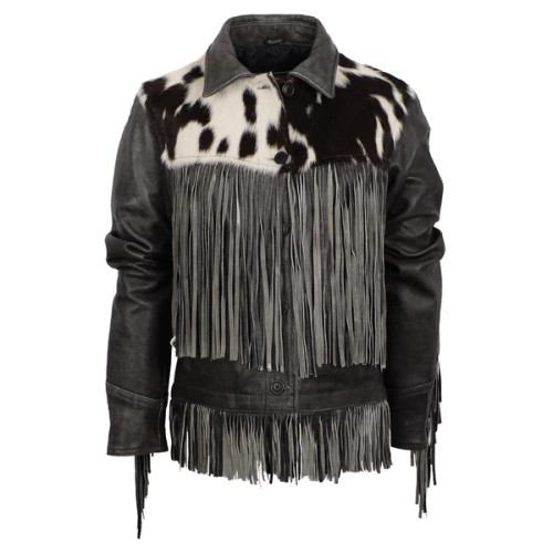 sTs Ranchwear Women's Jacket - Frontier - Black / Cowhide sTs Ranchwear Women's Jacket - Frontier - Black / Cowhide