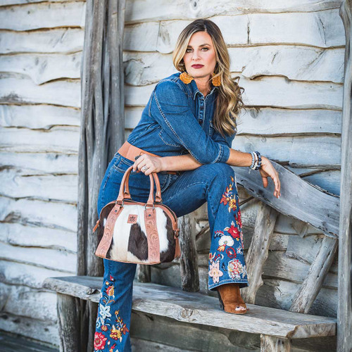 sTs Ranchwear Women's Accessories - Yipee Kiyay Sansa Satchel