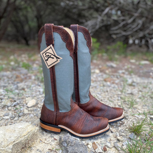 Fenoglio Men's Boots - Bison / Viper Snake Cloth Fenoglio Men's Boots - Bison / Viper Snake Cloth