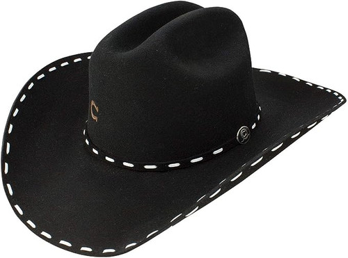 Charlie 1 Horse Felt Hats - Bucksnort - Black Charlie 1 Horse Felt Hats - Bucksnort - Black