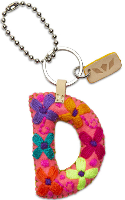 Consuela Accessories - Letter Charm - D - Pink