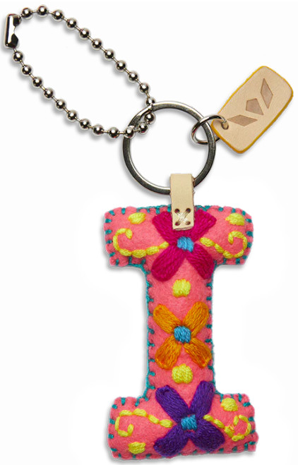 Consuela Accessories - Letter Charm - I - Pink