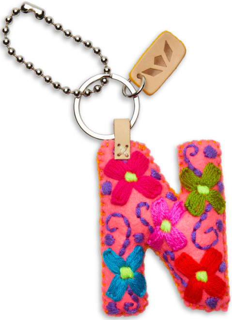 Consuela Accessories - Letter Charm - N - Pink