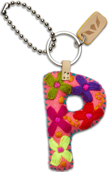 Consuela Accessories - Letter Charm - P - Pink