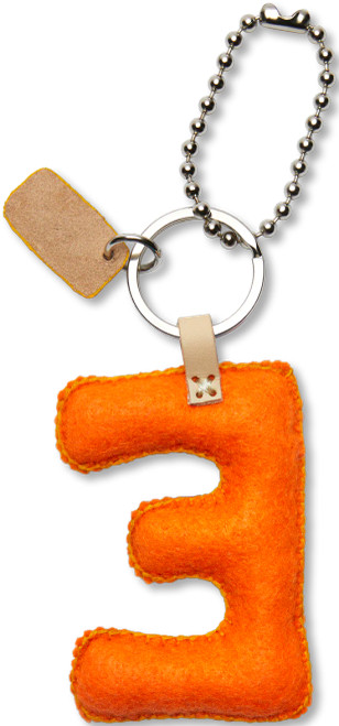 Consuela Accessories - Letter Charm - E - Orange - Billy's Western