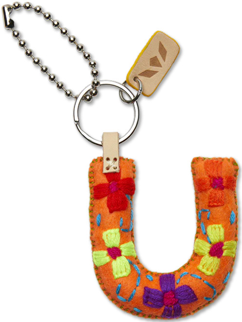 Consuela Accessories - Letter Charm - U - Orange