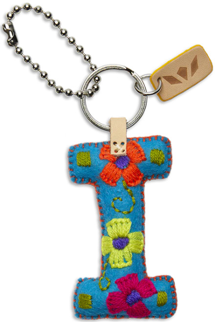 Consuela Accessories - Letter Charm - I - Turquoise