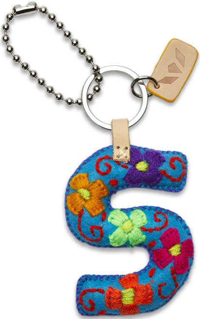 Consuela Accessories - Letter Charm - S - Turquoise
