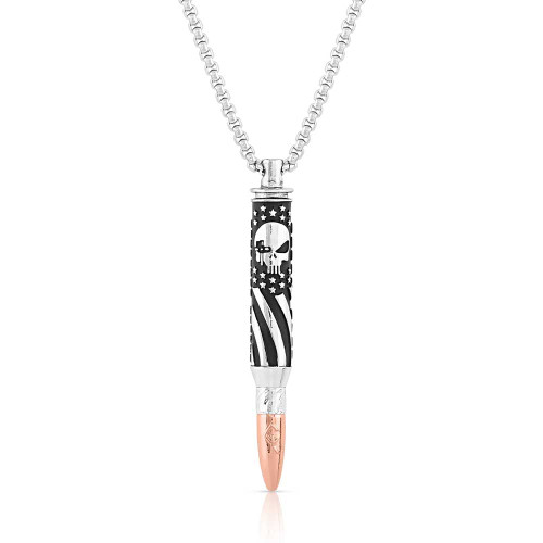 Montana Silversmith Accessories - The Legend Chris Kyle I'll Cover You Sniper Bullet Necklace Montana Silversmith Accessories - The Legend Chris Kyle I'll Cover You Sniper Bullet Necklace