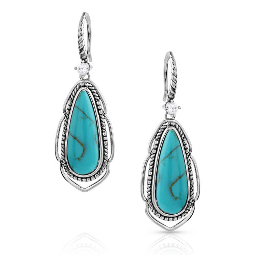 Montana Silversmith Accessories - Radiant Western Skies Turquoise Earrings Montana Silversmith Accessories - Radiant Western Skies Turquoise Earrings