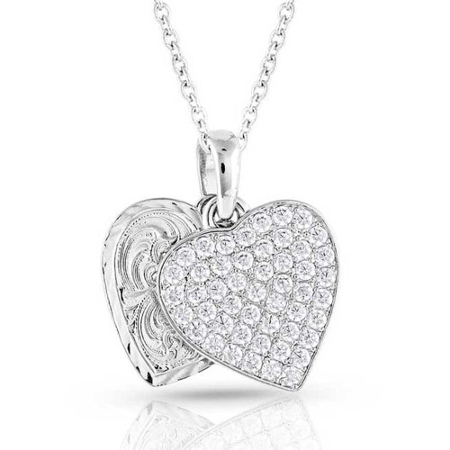 Montana Silversmith Accessories - Country Charm Crystal Love Necklace Montana Silversmith Accessories - Country Charm Crystal Love Necklace