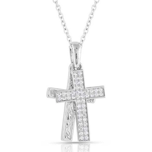 Montana Silversmith Accessories - Country Charm Cross Necklace Montana Silversmith Accessories - Country Charm Cross Necklace