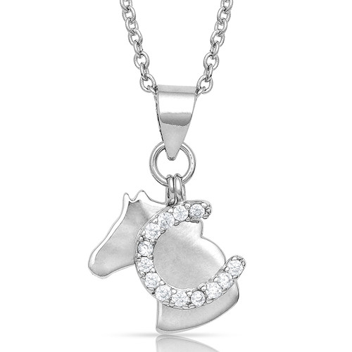 Montana Silversmith Accessories - Horsing Around Charm Necklace Montana Silversmith Accessories - Horsing Around Charm Necklace