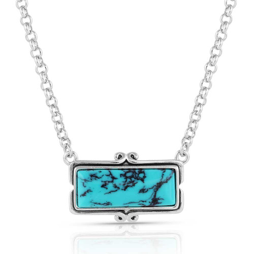 Montana Silversmith Accessories - Looking Glass Turquoise Necklace Montana Silversmith Accessories - Looking Glass Turquoise Necklace