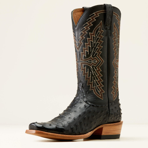 Ariat Men's Boots - Futurity Done Right Black FQ Ostrich Ariat Men's Boots - Futurity Done Right Black FQ Ostrich