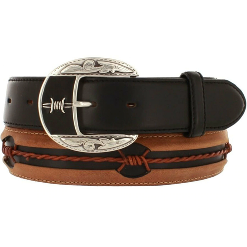 Leegin / Brighton Men's Accessories - Justin Fenced In Belt - Black Leegin / Brighton Men's Accessories - Justin Fenced In Belt - Black