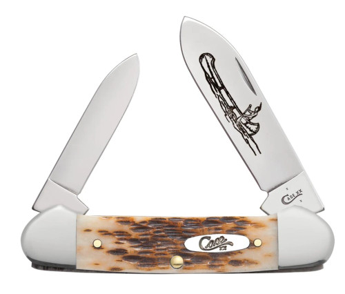Case Knives Accessories - Canoe / Amber Bone Case Knives Accessories - Canoe / Amber Bone