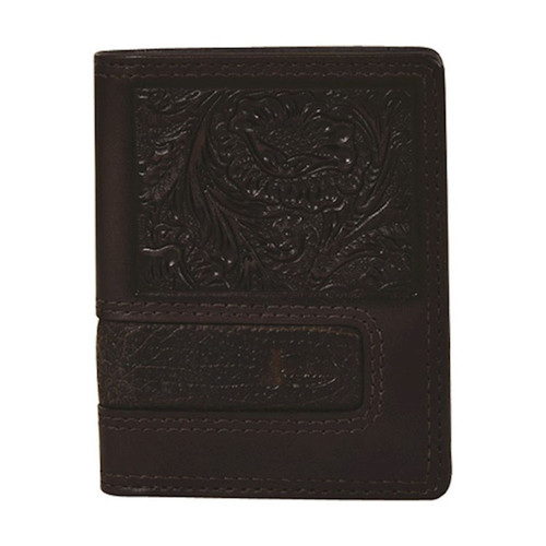 Justin by Trenditions Men's Accessories - Front Pocket Bifold Wallet - Tooled Justin by Trenditions Men's Accessories - Front Pocket Bifold Wallet - Tooled