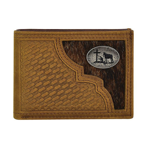 Justin by Trenditions Men's Accessories - Bifold Wallet - Hair On Justin by Trenditions Men's Accessories - Bifold Wallet - Hair On