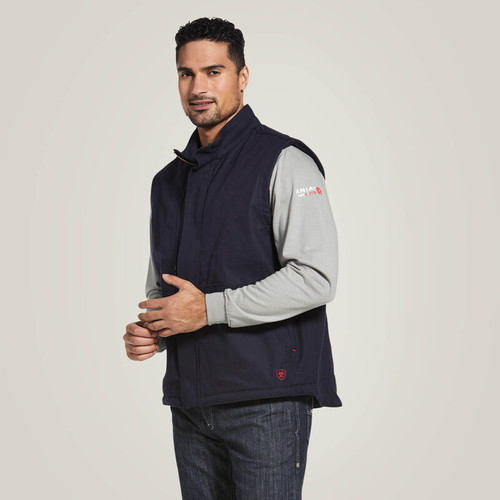 Ariat Men's FR  - Workhorse Insulated Vest - Navy Ariat Men's FR  - Workhorse Insulated Vest - Navy