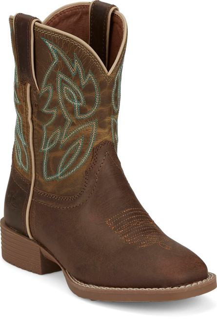 Justin Kids Boots - Canter Junior - Apple Green Justin Kids Boots - Canter Junior - Apple Green