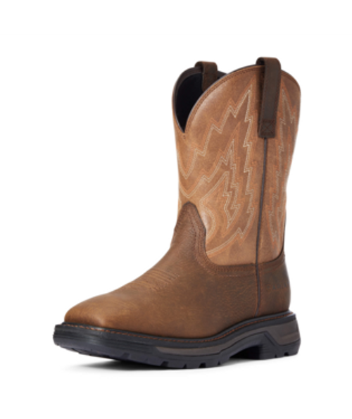 Ariat Men's Work Boots - Big Rig - Rye Brown Ariat Men's Work Boots - Big Rig - Rye Brown