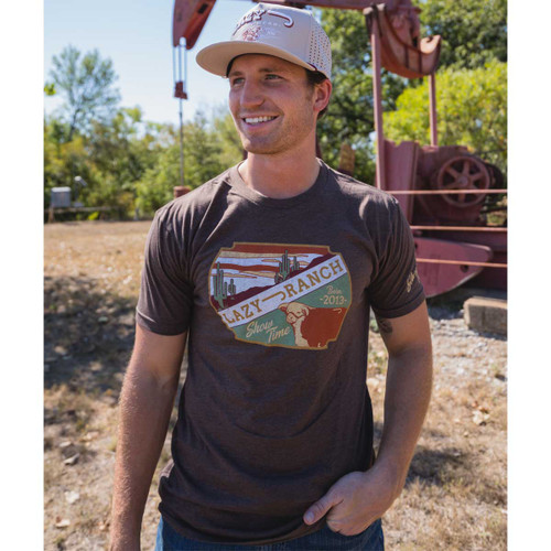Lazy J Ranchwear Accessories - Showtime - Brown T-Shirt Lazy J Ranchwear Accessories - Showtime - Brown T-Shirt