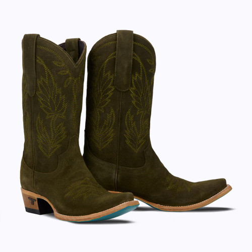 Lane Women's Boots - Sandaga - Olive Suede Lane Women's Boots - Sandaga - Olive Suede